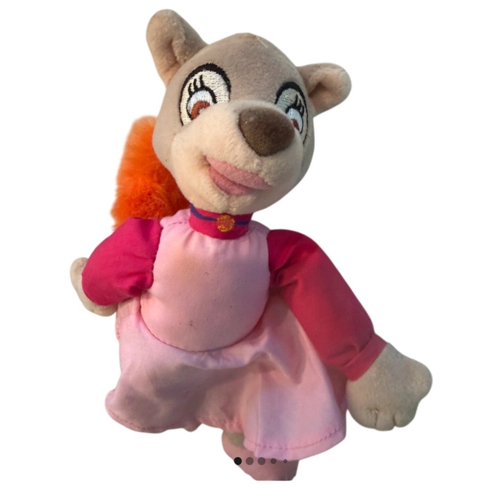 Vintage Disney Store Robin Hood Maid Marian Bean Bag Plush 8" Stuffed Toy